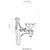 Opviq Spoljna zidna lampa BAP-68160-BSY-OP, 55 cm, IP65, E27, Crna