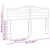 Vidaxl Vzglavje Rjav hrast Konstruiran les