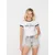 Sinsay - High waist kratke pantalone od trapera - svetlo siva