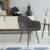 eoshop Dizajnerski stol, sivi žamet snov, CIRKON