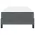 Vidaxl Postelja boxspring z vzmetnico Temno siva 80 x 200 cm Žamet