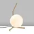 Opviq Stona lampa Luminar-14166, 23x28x42 cm, IP20, Zlatne boje