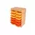Hanah Home Komoda Oak Organizer, 66x93x42.5 cm, Hrast