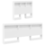 Skladišno uzglavlje s policom Bijelo 80 cm Konstruirano drvo