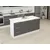 Hanah Home kuhinjsko ostrvo Alvinka 20250, 180 cm, belo / antracit