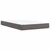 Vidaxl Box spring postelja z vzmetnico siva 120x190 cm umetno usnje