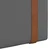 vidaXL Visoki naslon za glavo Temno siva 120 x 40 cm Konstruiran les