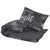 Set posteljine za poplun crna 200x220 cm pamučni