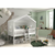 Bela otroška dvignjena postelja v obliki hiške 90x200 cm Housebed - Vipack