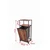 Hanah Home korpa za veš Neva, 40 cm, atlantski bor / crna