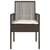 Vidaxl Vrtni Stol z blazino 2 szt. Rjava 55 x 53 x 85 cm poli ratan