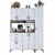 Hanah Home JE266 višenamenski ormarić 160 × 218,6 × 45 cm, bela/orah