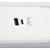 LED lampa Bilal 18W/1750lm/4000K/USB bela