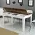 Hanah Home Milan 520 Trpezarijski sto, Braon-Beli