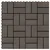 Pločice za decking 22 kom. Tamno smeđa 30 x 30 cm WPC