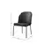 Hanah Home Set trpezarijskih stolica Dore 195 V2, 2 komada, Crni