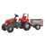 Rolly Toys traktor na pedale RT crveni sa prikolicom