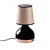 Opviq Stona lampa 8032, 17x17x33 cm, IP20, Crno-smeđa