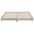 Vidaxl Posteljni okvir siva sonoma 200x200 cm inženirski les