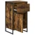 Kreveta Dimni hrast 43 x 36 x 75,5 cm Konstruirano drvo