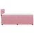 Vidaxl Box spring postelja z vzmetnico roza 80x200 cm žamet