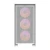 darkFlash Računalniški ohišje Darkflash DRX70 MESH (belo) + 4 RGB ventilatorji