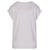 Womens T-shirt with extended shoulder 2-pack blue-green+white