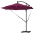 Suncobran S LED lampica Bordeaux Crvena 294 x 294 x 248 cm