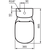 DOLOMITE stoječa WC školjka Monoblok Gemma 2 (J522801)