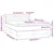 Vidaxl Box spring postelja z vzmetnico temno modra 140x190cm žamet