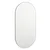Ogledalo s LED svjetlima 60 x 30 cm stakleno ovalno