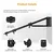 K&F Wall Mount Triangle Boom Arm 180cm, Ring Light Mount Support 180°
