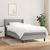 Box spring krevet s madracem svjetlosivi 90x190 cm od tkanine