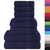 Set ručnika FROGN od 8 dijelova tamnoplave boje 360 g/m2
