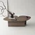 HANAH HOME Sto za dnevnu sobu Stones Walnut