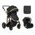 Kikka Boo Kolica Darling Black premium set 2in1 sa auto sedištem I-Size