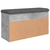Klupa za cipele boja betona 82 x 32 x 45,5 cm konstruirano drvo