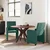 Blagovačke stolice s kotačima 2 pcs Tamnozelena 57 x 66 x 94 cm