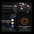 Smart Watch DT5 Mate crni (silikonska narukvica)