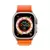 Apple Watch Ultra (GPS + Cellular) 49mm Titanium Case with Orange Alpine Loop - Medium - Titanium