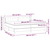 vidaXL Box spring postelja z vzmetnico taupe 200x200 cm blago