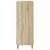 Kreveta Hrast sonoma 34,5 x 33 x 92 cm Konstruirano drvo