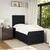 Vidaxl Box spring postelja z vzmetnico črn 90x190 cm žamet