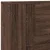 Vidaxl Vzglavje Rjav hrast 120 x 16,5 x 103,5 cm Konstruiran les