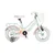 Bicikl Kids Visitor Pearl 12 8 V-Brake Kontra 95-115cm (12) Tirkiz