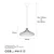 Conceptum Hypnose Luster Depay-11250, 30-120cm, 36 cm, E27