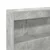 Krevet s policama Beton siva 180 x 200 cm Konstruirano drvo