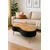 Hanah Home Vera klub sto 98 × 45 × 50 cm, crna