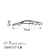 Opviq Zidna dekoracija Bugatti Veyron Silhouette, 70x13 cm, 1.5 mm, Crna