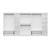 Hanah Home Garderober Kale-5038, 360x210x52 cm, Beli